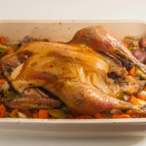 poulet rôti aux légumes d’hiver